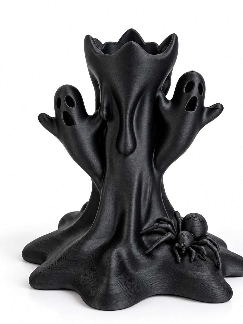 Black Ghost Tree Sphere Holder - Home Art